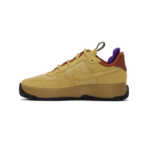 Nike Air Force 1 Wild "Wheat Gold" FB2348 700 LIMITED Color New Women's Size 9.5 - Picture 9 of 10